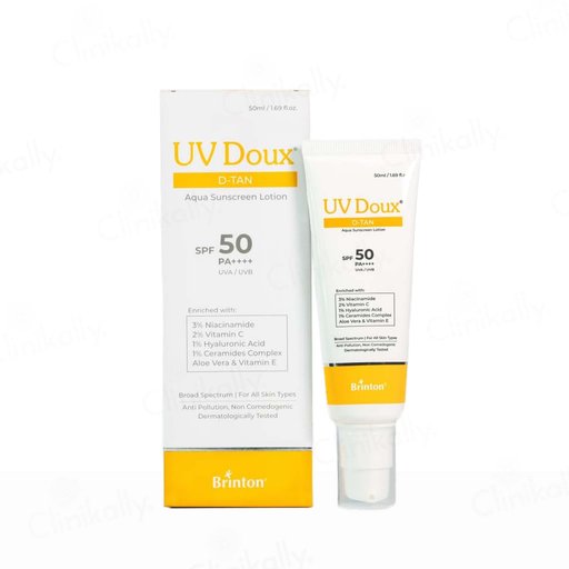 UV Doux D-Tan Aqua Sunscreen Lotion SPF 50 PA++++