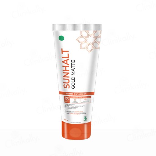 Sunhalt Gold Matte Sunscreen SPF 90 PA+++