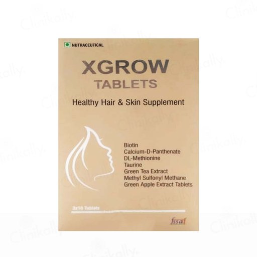 Xgrow Healthy Hair & Skin Supplement Tablet