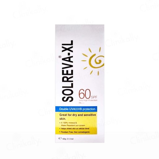 Solreva-XL Physical Sunscreen SPF 60 PA+++