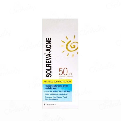 Solreva-Acne Sunscreen SPF 50 PA+++