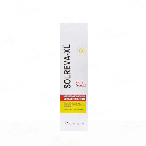 Solreva-XL Daily Light Fluid Moisturizing Sunscreen Serum SPF 50