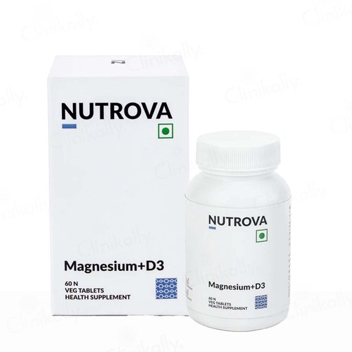 Nutrova Magnesium + D3 Health Supplement Tablet