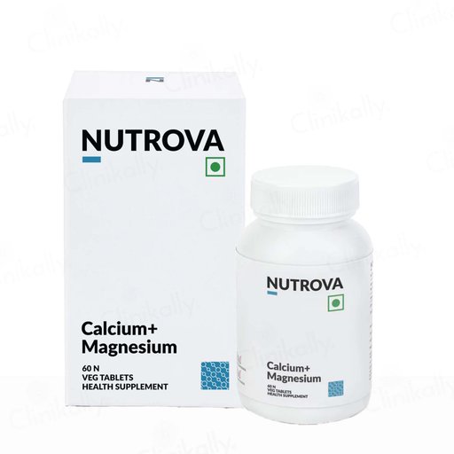 Nutrova Calcium + Magnesium Health Supplement Tablet