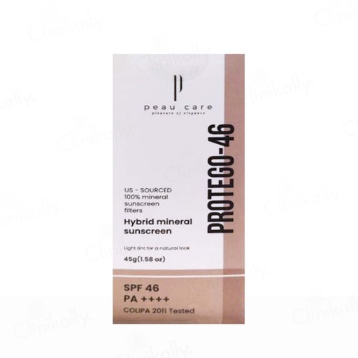 Peau Care Protego-46 Hybrid Mineral Sunscreen SPF 46 PA++++