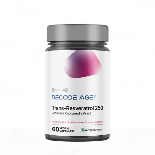 Decode Age Trans-Resveratrol 250 Vegan Capsule