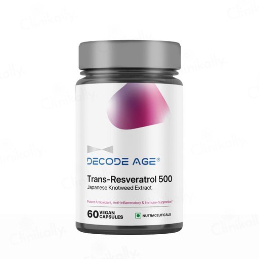 Decode Age Trans-Resveratrol 500 Vegan Capsule