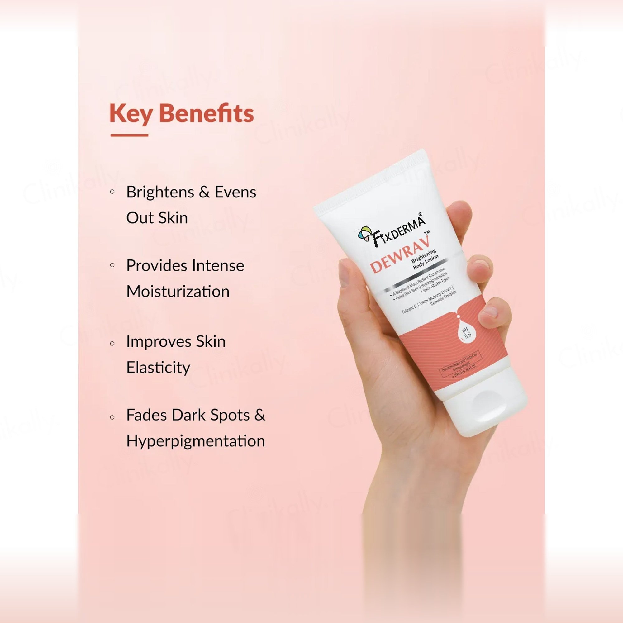 Buy Fixderma Dewrav Brightening Body Lotion Online at Best Price