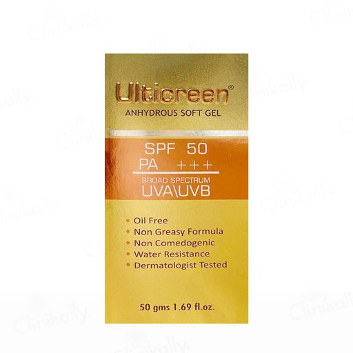 Ulticreen Anhydrous Soft Gel Sunscreen SPF 50 PA +++