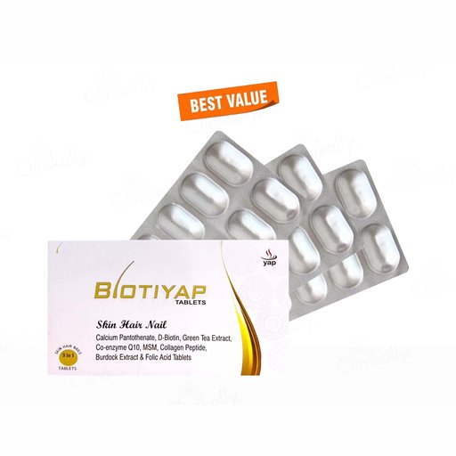 Biotiyap Tablet For Skin, Hair And Nail