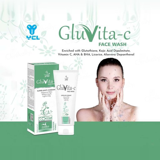 Buy Gluvita-C Super Anti-Oxidant Advanced Skin Whitening & Lightening Face Wash Online at Best Price