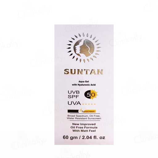 Suntan Aqua Matt Feel Sunscreen Gel SPF 50