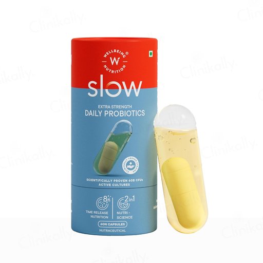 Wellbeing Nutrition Slow Extra Strength Daily Probiotics Capsule