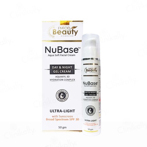 NuBase Aqua Soft Ultra-Light Day & Night Facial Gel Cream SPF 30