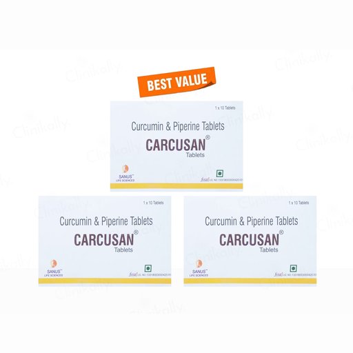 Carcusan Curcumin & Piperine Tablet