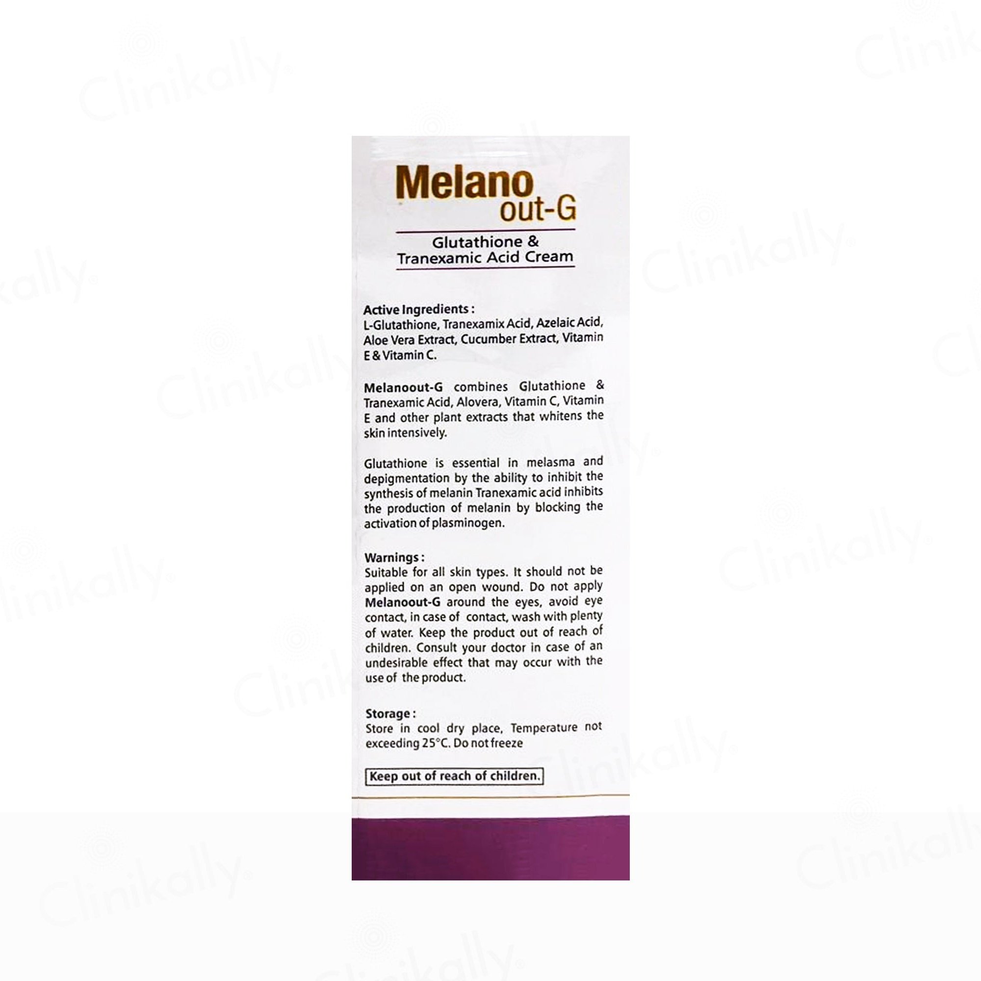 glutathione extract cream for kids Buy Melano Out-G & Tranexamic Acid Online at Best Price methylcobalamin supplement