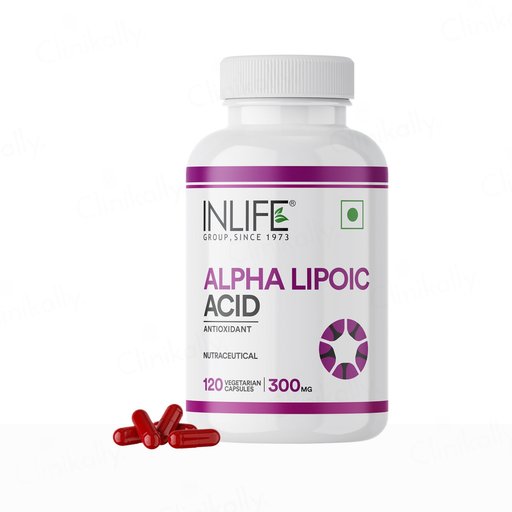 Inlife Alpha Lipoic Acid 300mg Antioxidant Capsule For Nerve Health & Energy