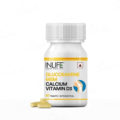 Inlife Glucosamine With MSM, Calcium & Vitamin D3 Nutraceutical Tablet