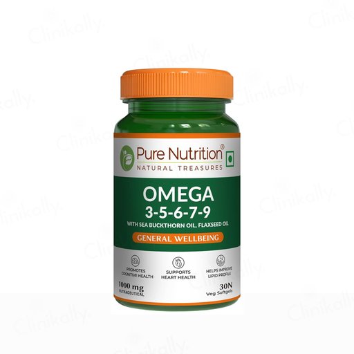 Pure Nutrition Vegan Omega 3-5-6-7-9 Veg Softgel