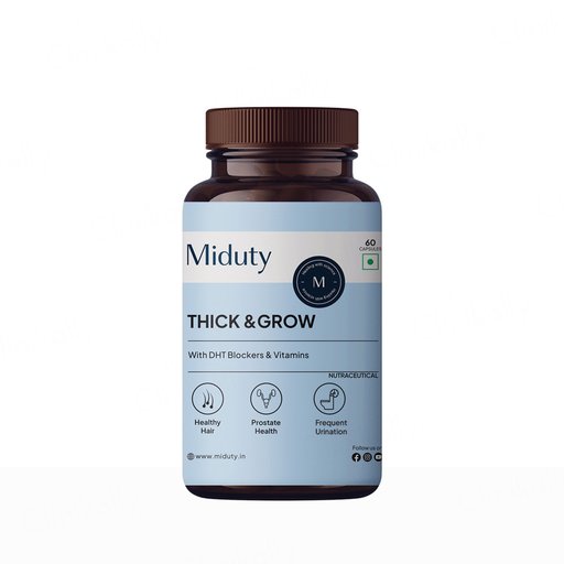 Miduty Thick & Grow With DHT Blockers & Vitamins Capsule