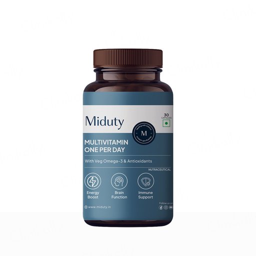 Miduty Multivitamin One Per Day With Veg Omega-3 & Antioxidants Capsule