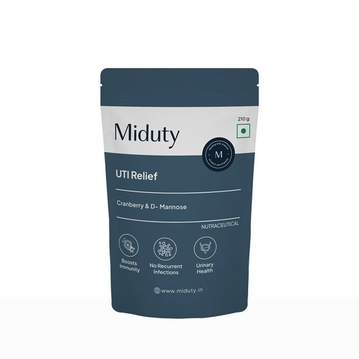 Miduty UTI Relief Cranberry & Liposomal D-Mannose Powder