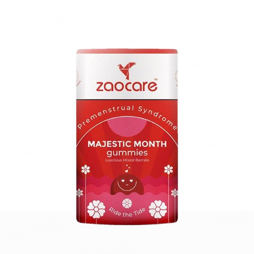 Zaocare Majestic Month Premenstrual Syndrome Gummies - Luscious Mixed Berries Flavour