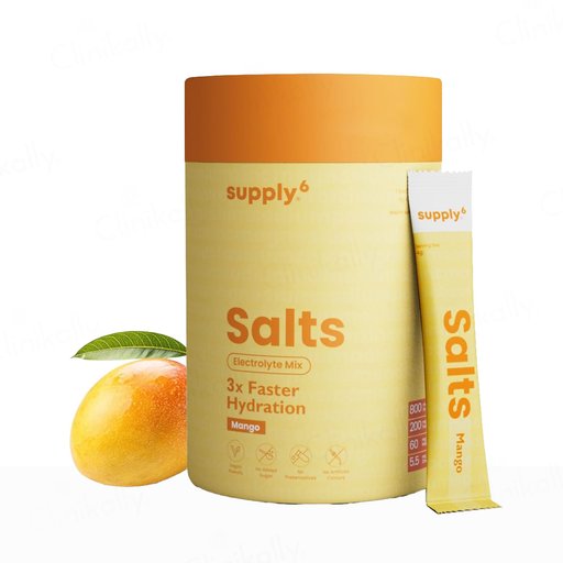Supply6 Salts Electrolyte Mix Health Supplement Powder For Adults