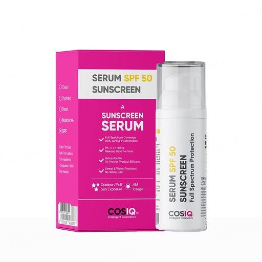 CosIQ Serum Sunscreen SPF 50 PA++++