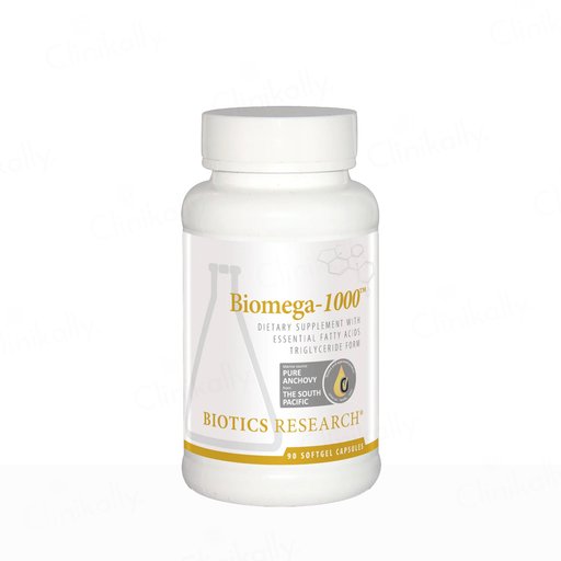 Biotics Research Biomega-1000 Dietary Supplement Softgel Capsule