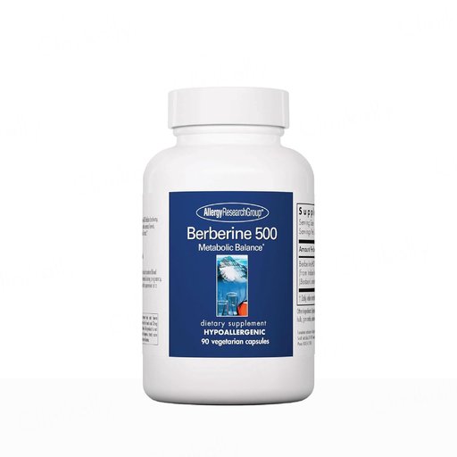 Allergy Research Group Berberine 500 Dietary Supplement Vegetarian Capsule