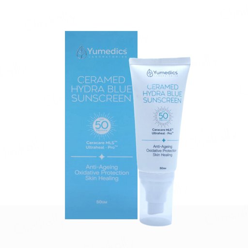 Yumedics Ceramed Hydra Blue Sunscreen SPF 50 PA ++++