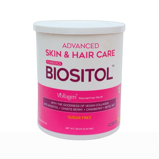 Yumedics Biositol Advanced Skin & Hair Care Vegan Collagen Powder - Mango Flavour