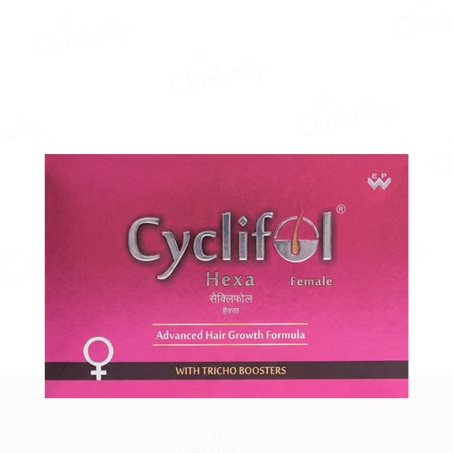 Cyclifol Hexa Female Advanced Cyclical Therapy Hair Growth Formula Kit