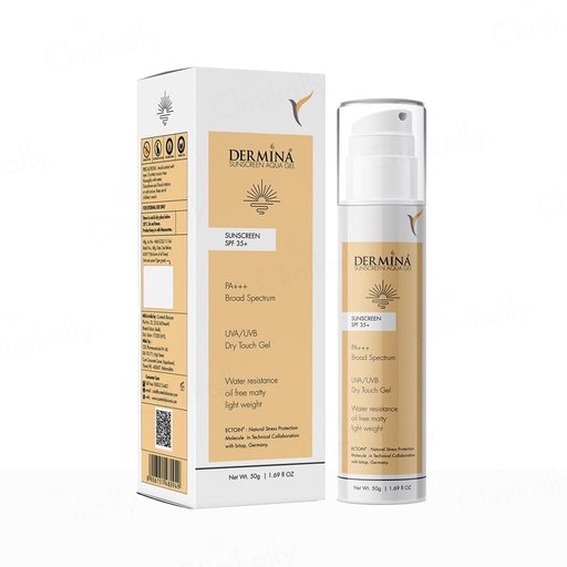 Dermina Aqua Dry Touch Gel Sunscreen SPF 35+ PA+++