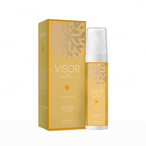 Akasa Cosmetics Visor Tinted Water-Resistant Sunscreen SPF 50
