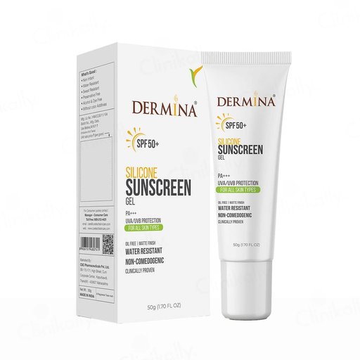 Dermina Silicone Sunscreen Gel SPF 50+ PA+++