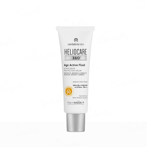 Heliocare 360 Age Active Fluid Protector Solar Sunscreen SPF 50 PA++++
