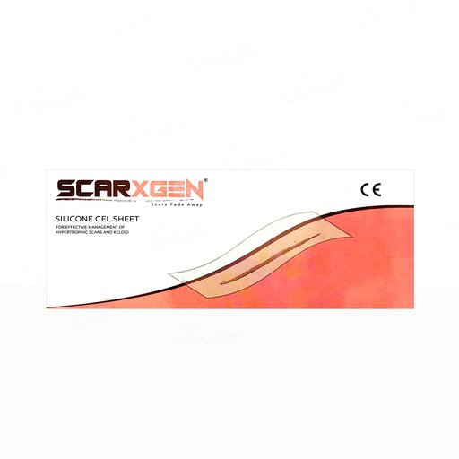 Scarxgen Silicone Gel Sheet For Hypertrophic Scars & Keloid