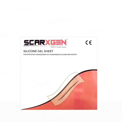 Scarxgen Silicone Gel Sheet For Hypertrophic Scars & Keloid