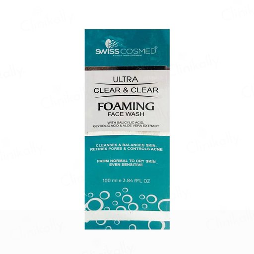 Swisscosmed Ultra Clear & Clear Foaming Face Wash