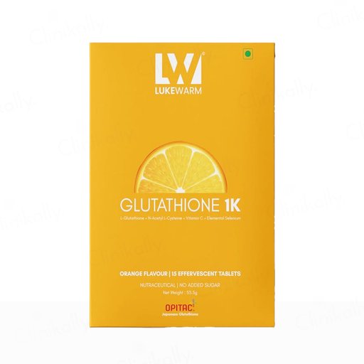 Lukewarm Glutathione 1K Nutraceutical Effervescent Tablet