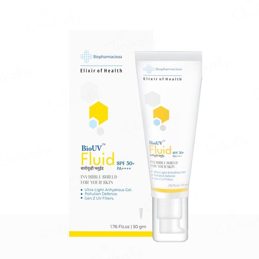 BioUV Fluid Ultra-Light Anhydrous Invisible Shield Sunscreen Gel SPF 50+ PA++++