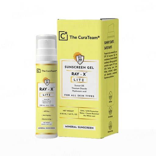 The CuraTeam Ray-X Lite Mineral Sunscreen Gel SPF 30 PA+++