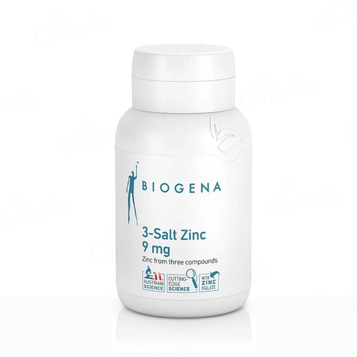 Biogena 3-Salt Zinc 9mg Food Supplement Capsule