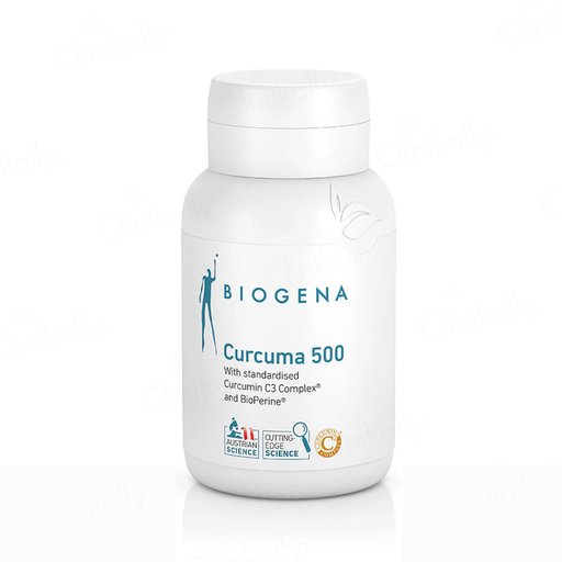 Biogena Curcuma 500 Curcumin C3 Complex & Bioperine Food Supplement Capsule