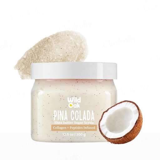 Wild Oak Pina Colada Shea Butter Sugar Body Scrub