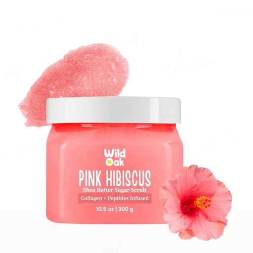 Wild Oak Pink Hibiscus Shea Butter Sugar Body Scrub