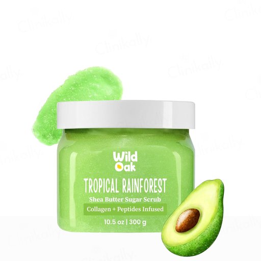 Wild Oak Tropical Rainforest Shea Butter Sugar Body Scrub