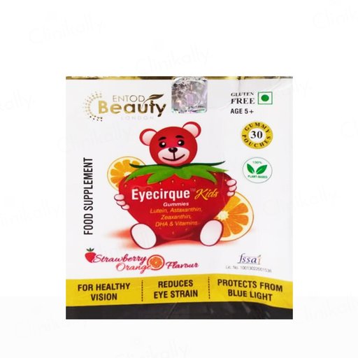 Eyecirque Kids Eye Supplement Gummies - Strawberry Orange Flavour